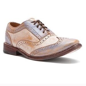 Bed Stu Lita Oxford Shoes Lace Up Leather Flats